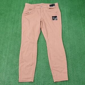 NEW! A.n.a A New Approach Jegging Pants‎ 16 Pink Mid Rise Super Soft Stretch